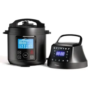 2-in-1 electric pressure cooker and air fryer