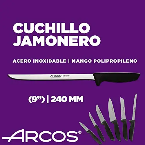 Arcos 6-Piece Professional Kitchen Knife Set – Stainless Steel - Image 3
