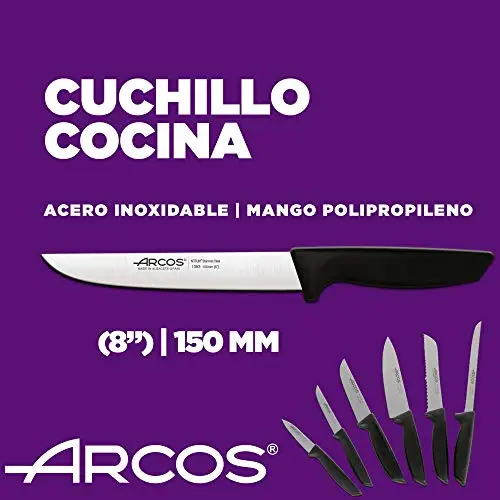 Arcos 6-Piece Professional Kitchen Knife Set – Stainless Steel - Image 8