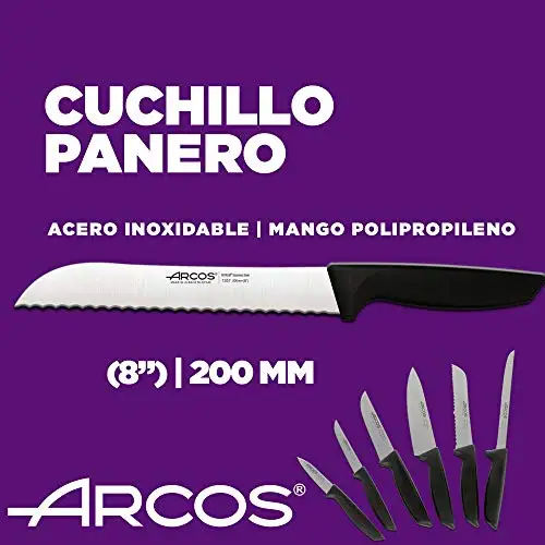 Arcos 6-Piece Professional Kitchen Knife Set – Stainless Steel - Image 5