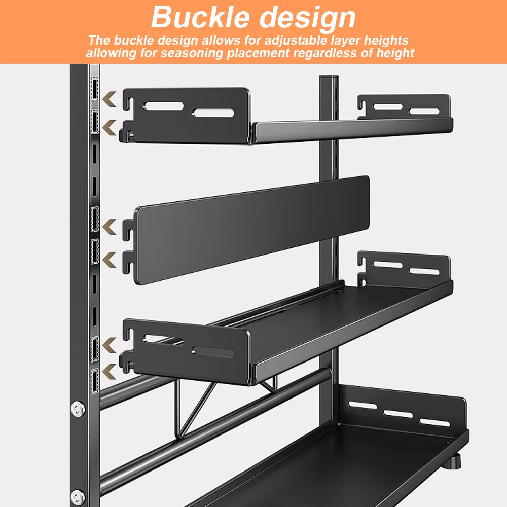 Kitchen Shelves With Storage Rack - Image 6