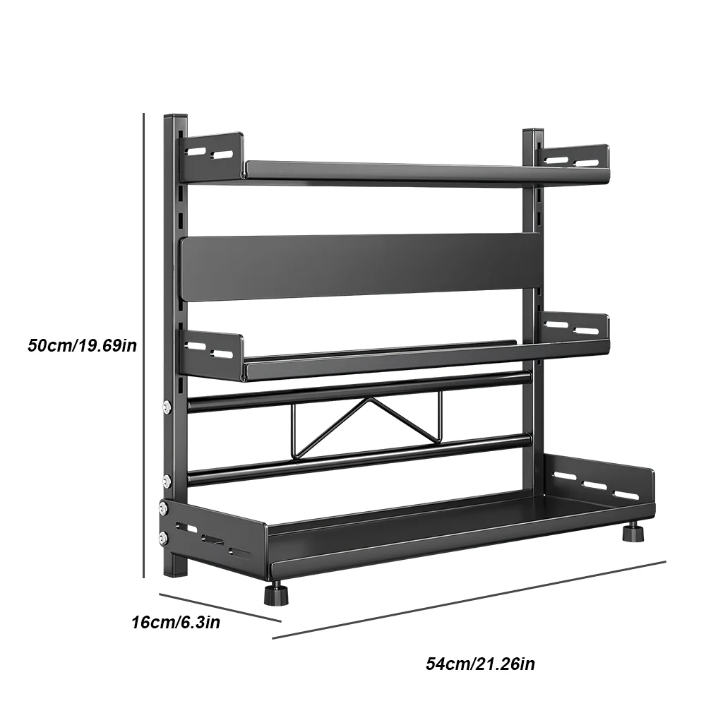 Kitchen Shelves With Storage Rack - Image 4