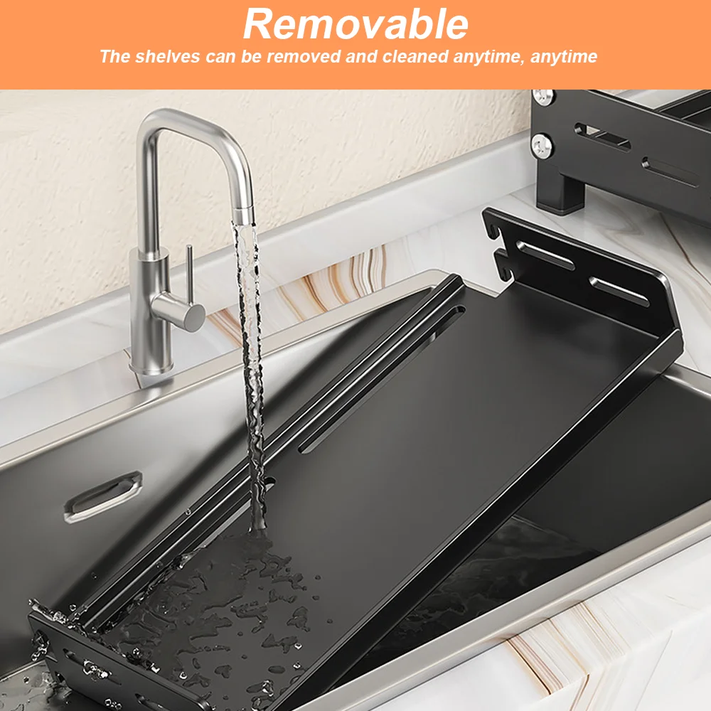 Kitchen Shelves With Storage Rack - Image 9