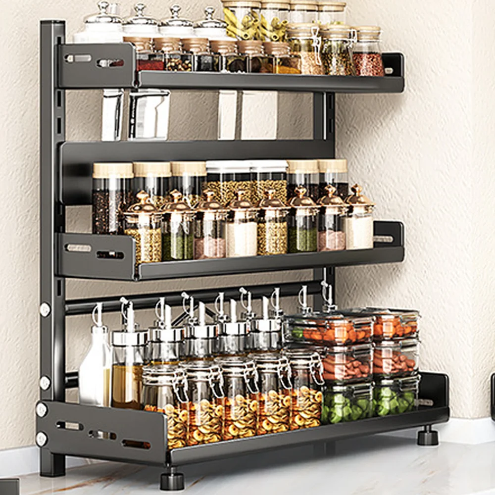 Kitchen Shelves With Storage Rack - Image 7
