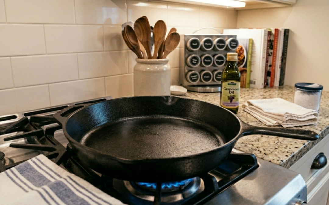 Seasoning New Cast Iron Skillet for the first time: An Easy Beginner’s Guide